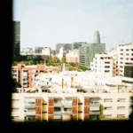 A view of a city from a window